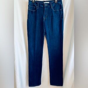 LEVI’S Jeans Mid Rise Skinny Red Tab Dark Wash Size 10 M Waist 30 Length 32 EUC